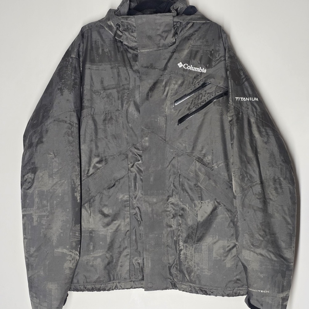 Columbia Whirlibird Interchange 3 in‎ 1 Jacket Mens Omni Tech Omni Heat Hooded